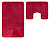 60X100+50X60-2577-BURGUNDY-FLORA